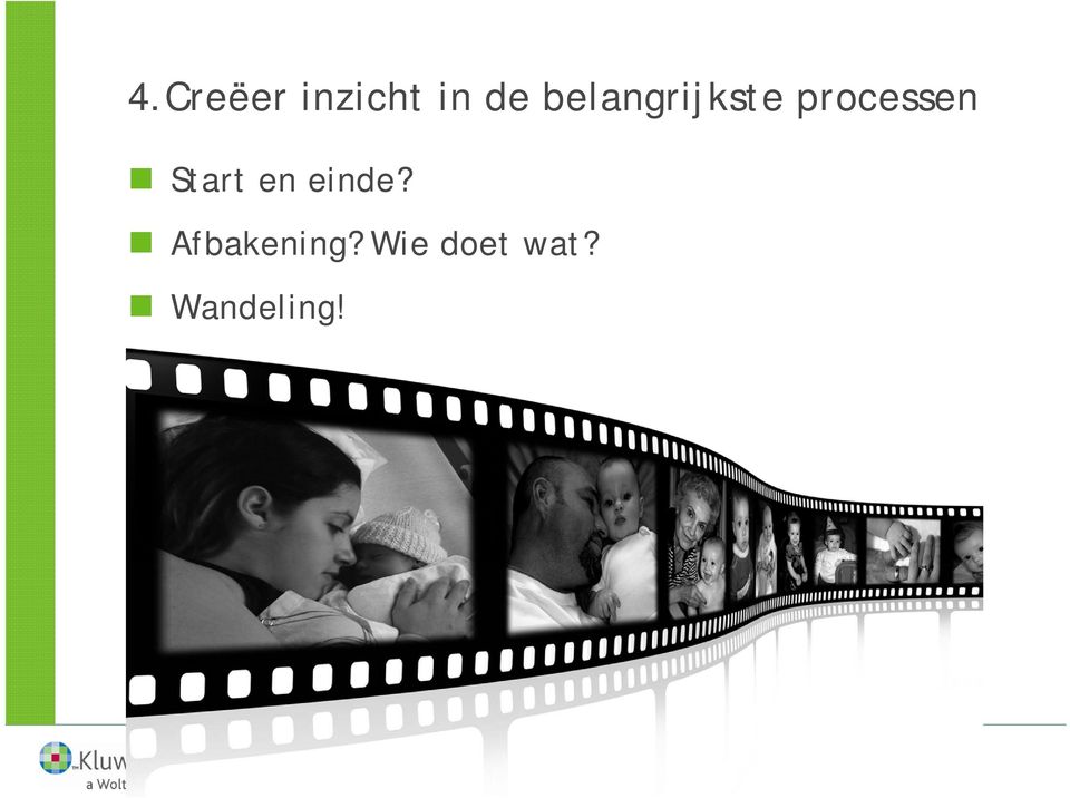 Start en einde? Afbakening?