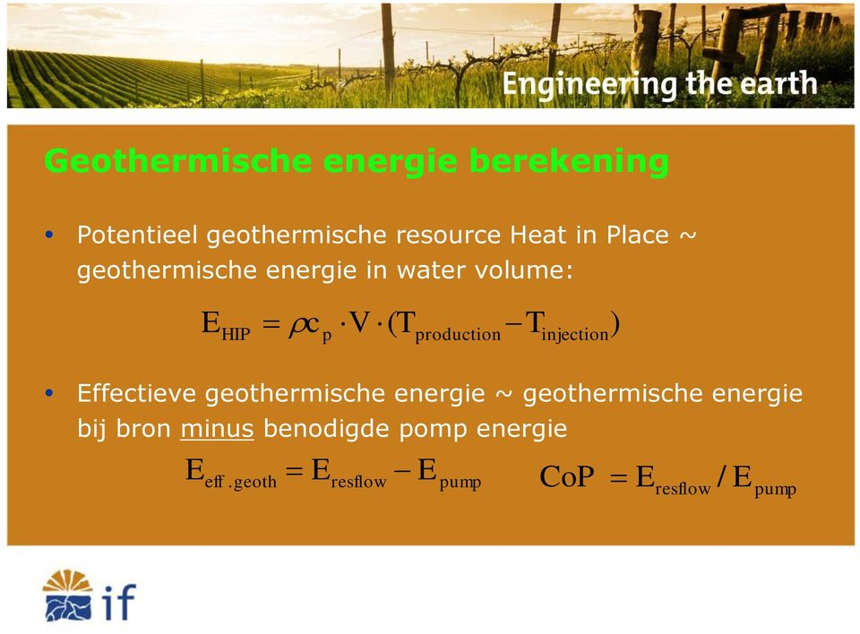 Tinjection) Effectieve geothermische energie ~ geothermische energie bij