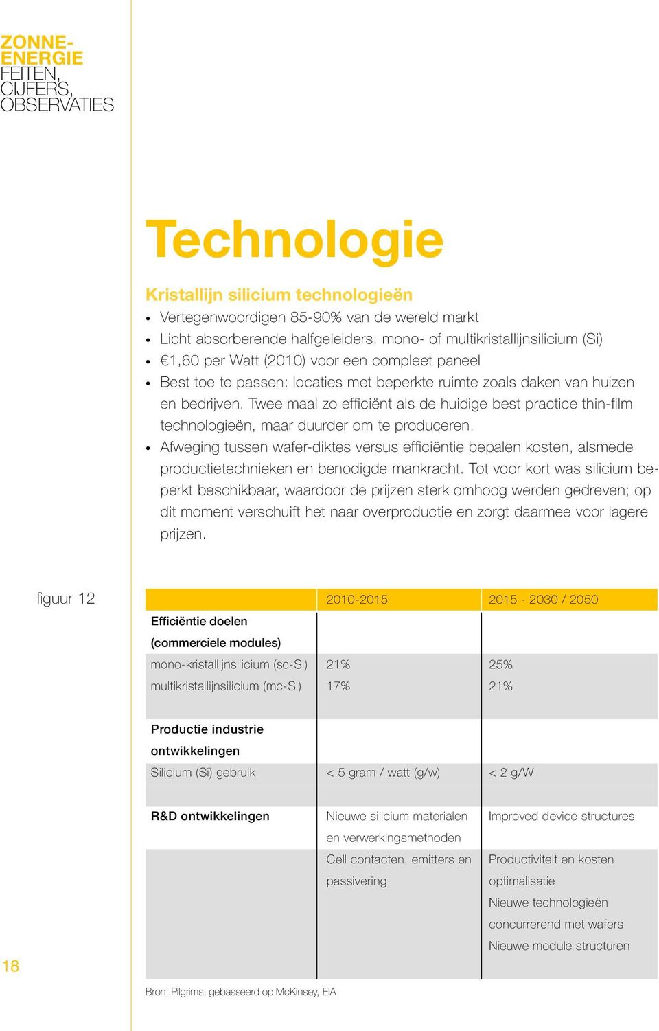 Twee maal zo efficiënt als de huidige best practice thin-film technologieën, maar duurder om te produceren.