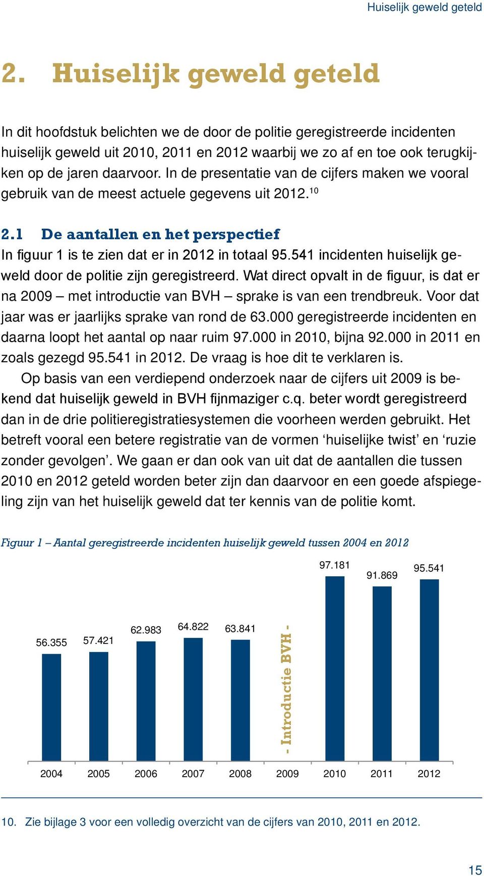 In de presentatie van de cijfers maken we vooral gebruik van de meest actuele gegevens uit 2012. 10 2.1 De aantallen en het perspectief In figuur 1 is te zien dat er in 2012 in totaal 95.