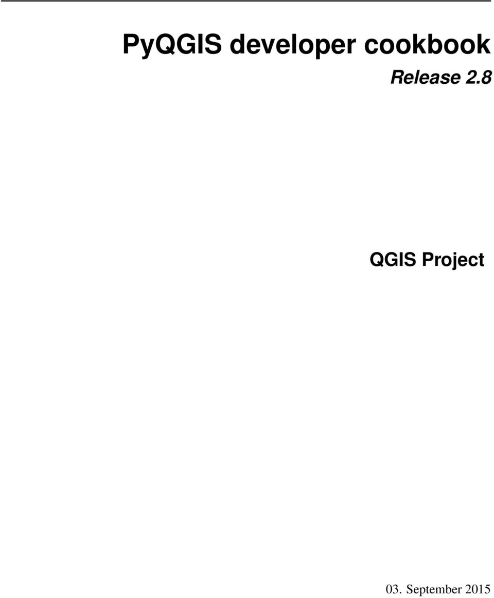 2.8 QGIS Project