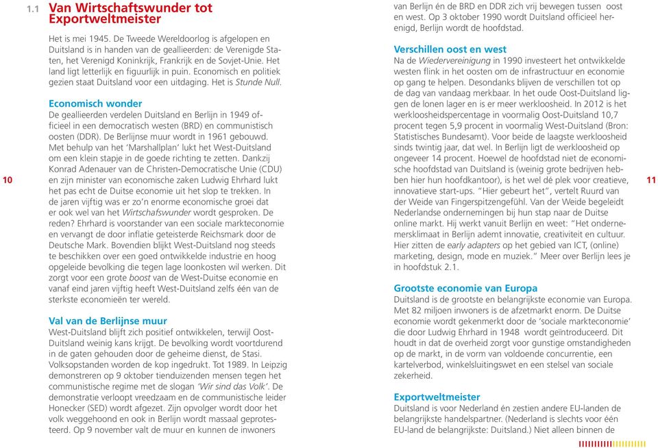 Het land ligt letterlijk en figuurlijk in puin. Economisch en politiek gezien staat Duitsland voor een uitdaging. Het is Stunde Null.