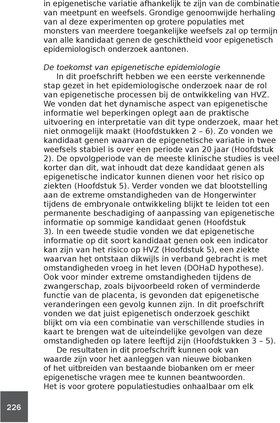 epigenetisch epidemiologisch onderzoek aantonen.