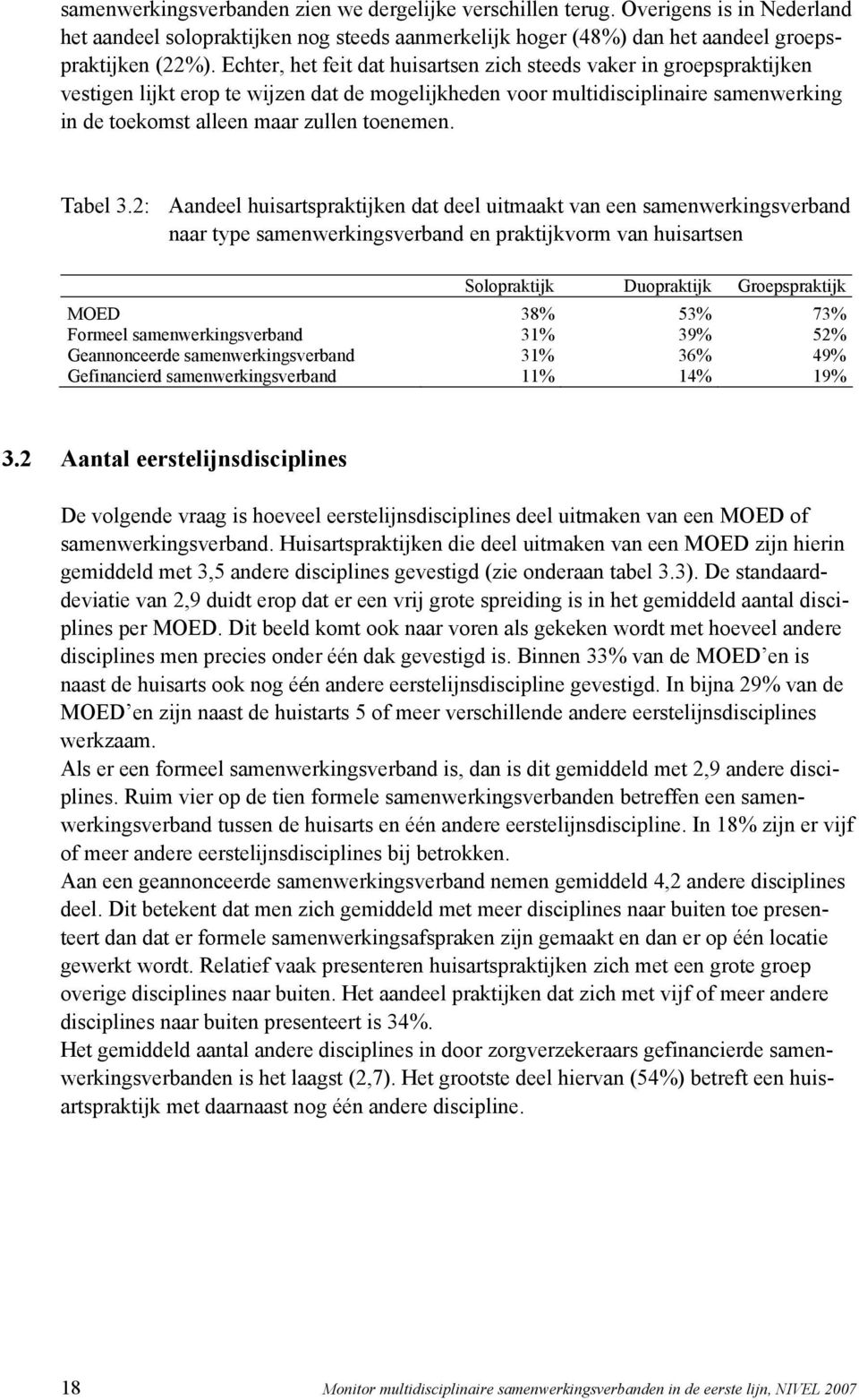 toenemen. Tabel 3.