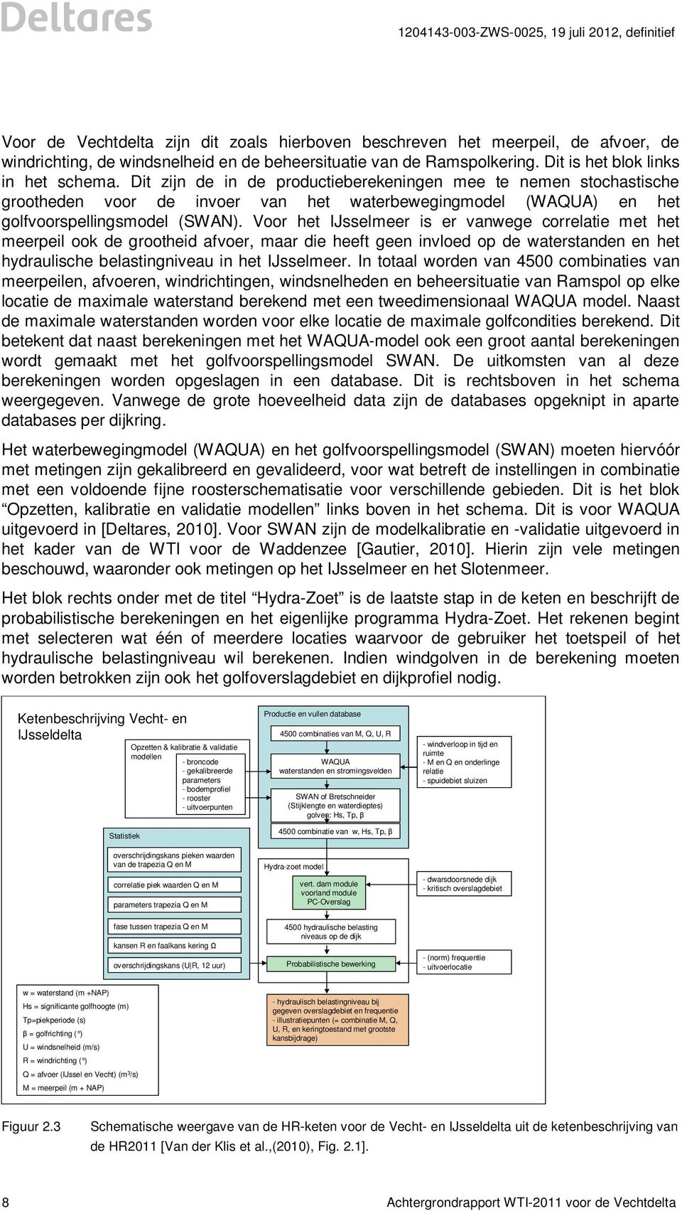 Voor het IJsselmeer is er vanwege correlatie met het meerpeil ook de grootheid afvoer, maar die heeft geen invloed op de waterstanden en het hydraulische belastingniveau in het IJsselmeer.