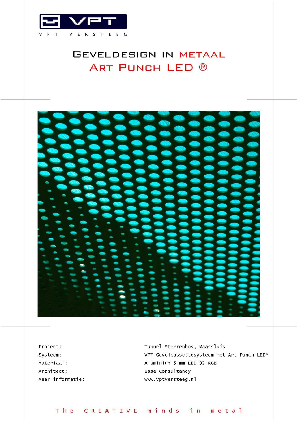 Art Punch LED Aluminium 3 mm