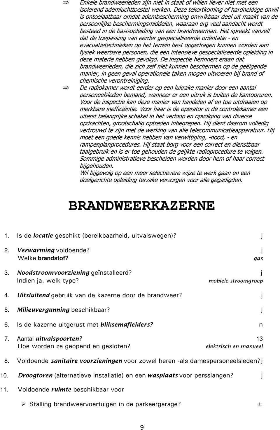 basisopleiding van een brandweerman.