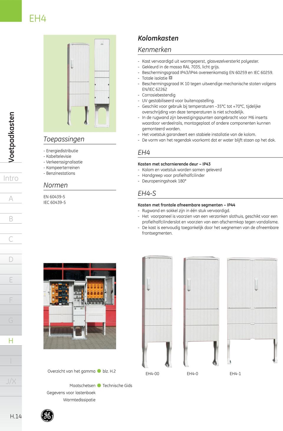 Totale isolatie eschermingsgraad K 10 tegen uitwendige mechanische stoten volgens N/ 62262 orrosiebestendig UV gestabiliseerd voor buitenopstelling.