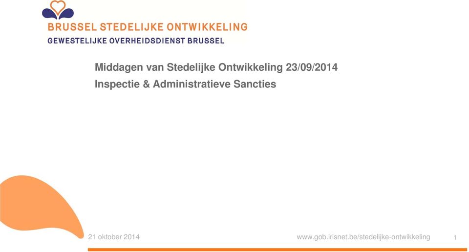 Administratieve Sancties 21 oktober