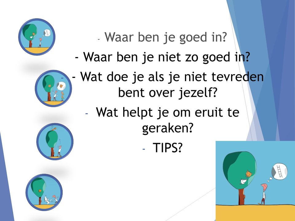 - - Wat doe je als je niet tevreden