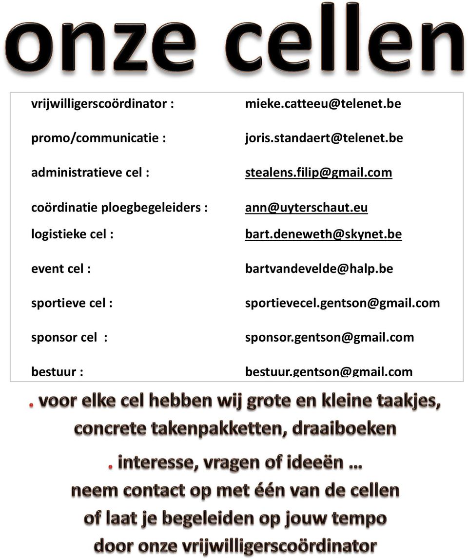 be joris.standaert@telenet.be stealens.filip@gmail.com ann@uyterschaut.eu bart.deneweth@skynet.