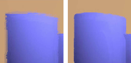 HOOFDSTUK 3. IMAGE MOMENT TECHNIEKEN 38 3.6 Rendering Voor de strokes gerenderd worden moeten ze eerst gesorteerd worden. Anders kan het gebeuren dat grote strokes kleine strokes overschilderen.