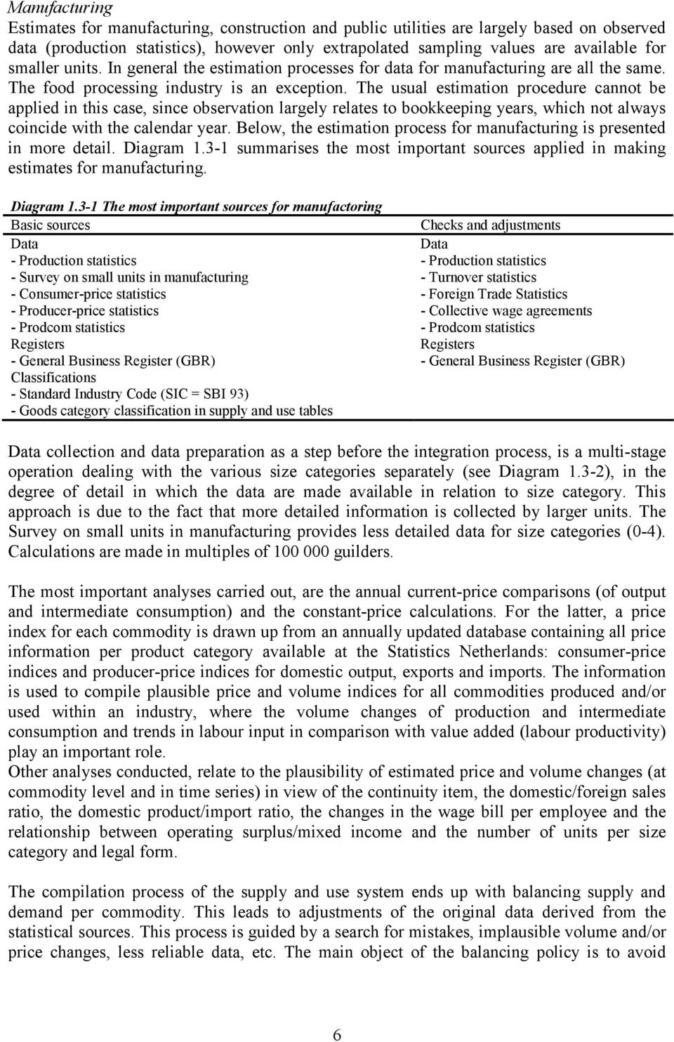 The usual estimation procedure cannot be applied in this case, since observation largely relates to bookkeeping years, which not always coincide with the calendar year.