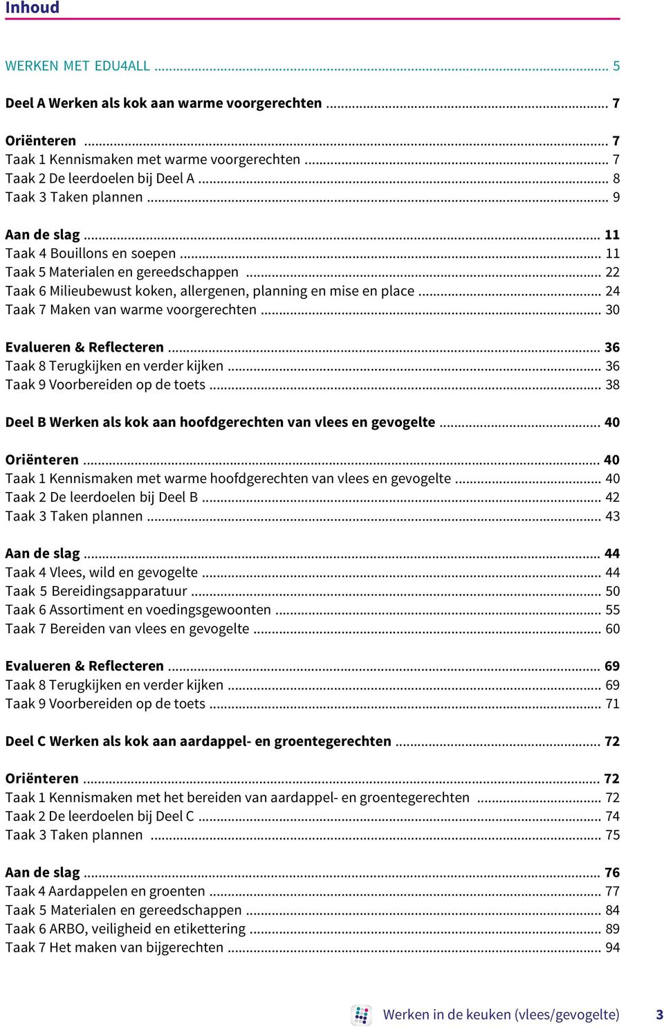 .. 24 Taak 7 Maken van warme voorgerechten... 30 Evalueren & Reflecteren... 36 Taak 8 Terugkijken en verder kijken... 36 Taak 9 Voorbereiden op de toets.