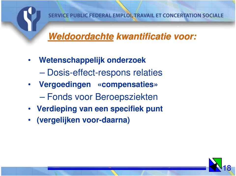 Vergoedingen «compensaties» Fonds voor