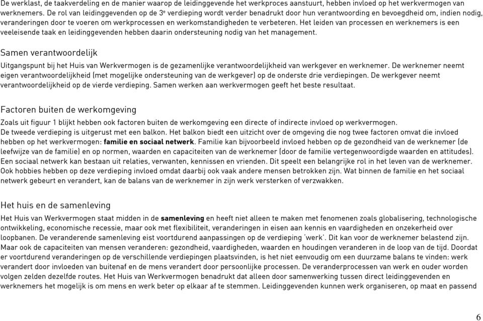 verbeteren. Het leiden van processen en werknemers is een veeleisende taak en leidinggevenden hebben daarin ondersteuning nodig van het management.