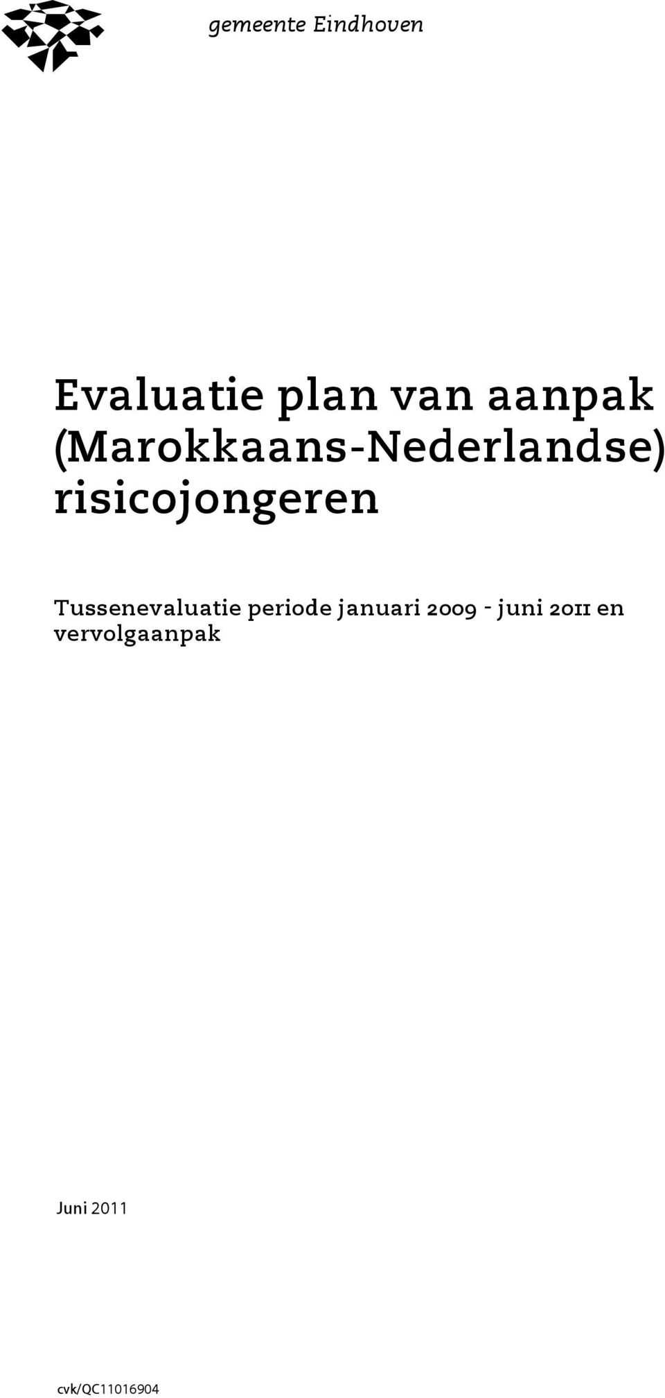 risicojongeren Tussenevaluatie periode