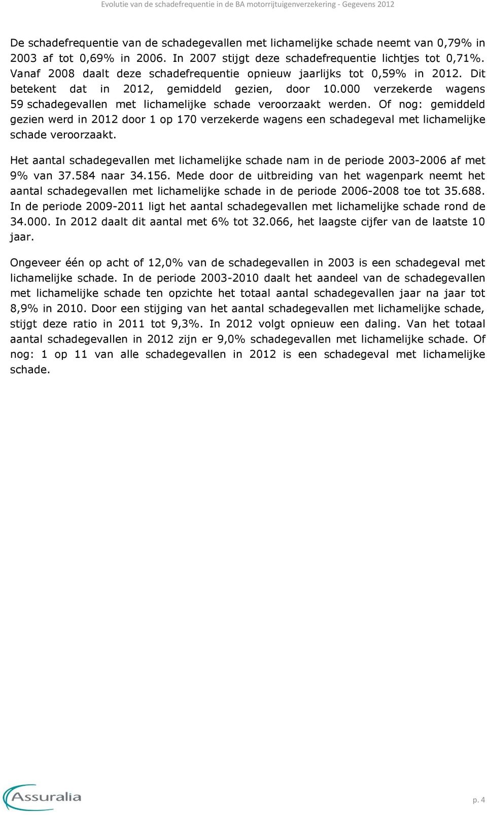 000 verzekerde wagens 59 schadegevallen met lichamelijke schade veroorzaakt werden.