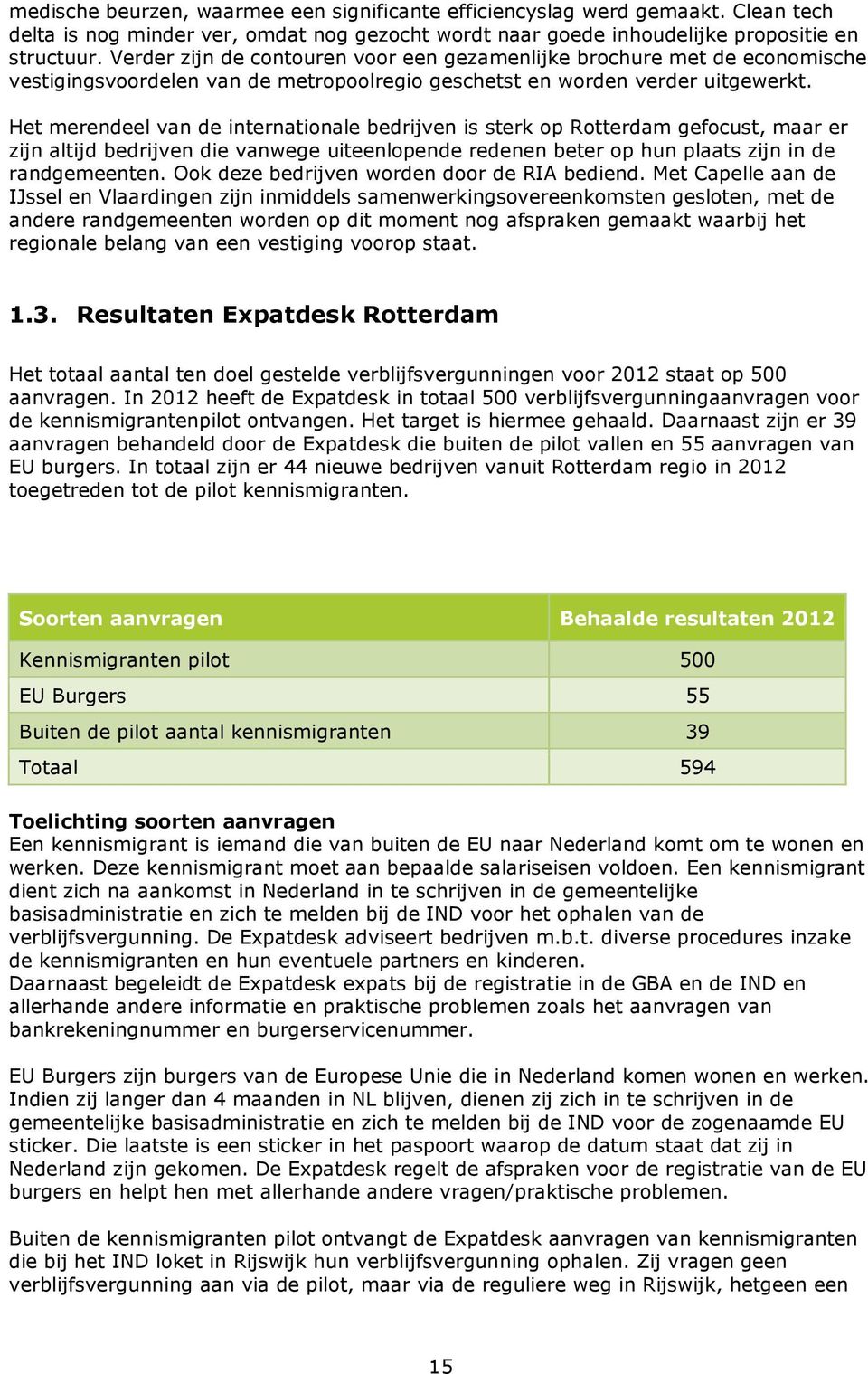 Het merendeel van de internationale bedrijven is sterk op Rotterdam gefocust, maar er zijn altijd bedrijven die vanwege uiteenlopende redenen beter op hun plaats zijn in de randgemeenten.