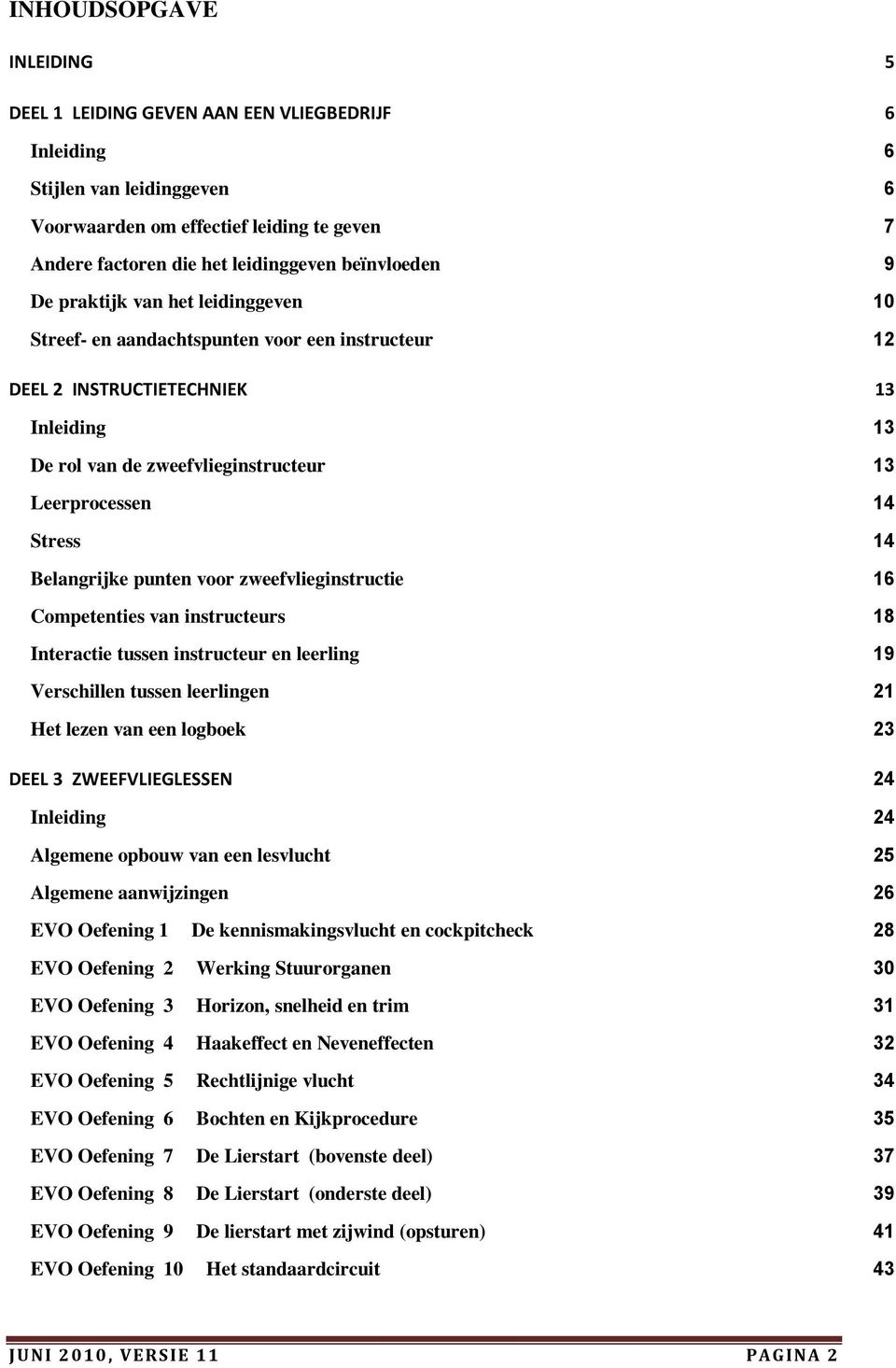 Stress 14 Belangrijke punten voor zweefvlieginstructie 16 Competenties van instructeurs 18 Interactie tussen instructeur en leerling 19 Verschillen tussen leerlingen 21 Het lezen van een logboek 23