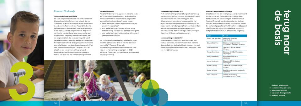 Het bestuur van NoorderBasis is vertegenwoordigd in het bestuur van de zorgfederatie in de persoon van Roelof van den Berg. Ieder jaar wordt er een zorgplan incl. begroting vaststelt.