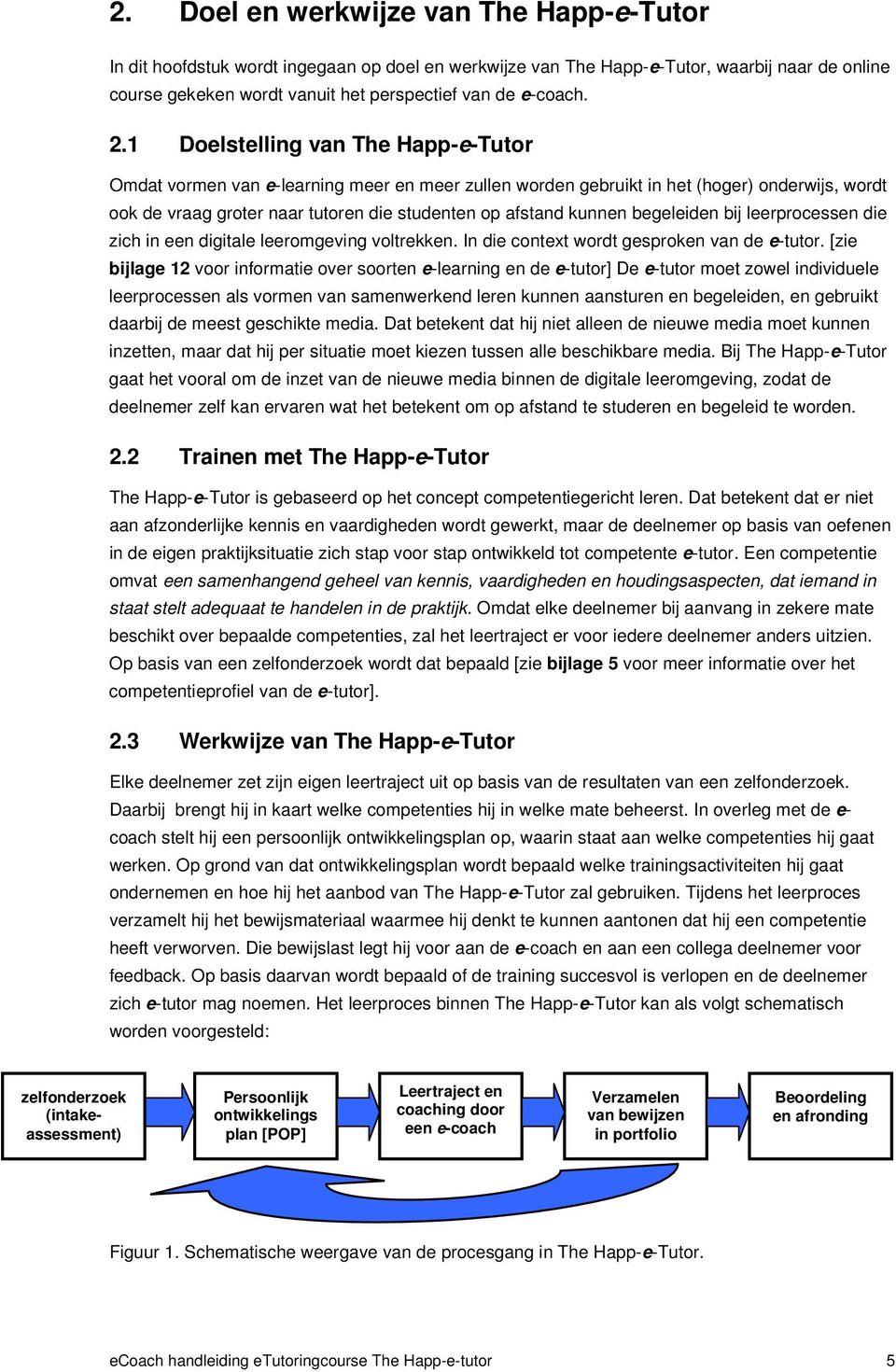 begeleiden bij leerprocessen die zich in een digitale leeromgeving voltrekken. In die context wordt gesproken van de e-tutor.