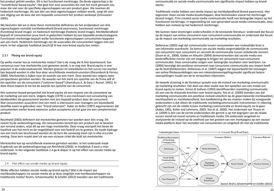 Als aan één van deze eigenschappen voldaan wordt, zorgt dit voor een stijging van de kans dat een bepaalde consument het product aankoopt (Srinivastan 2005).