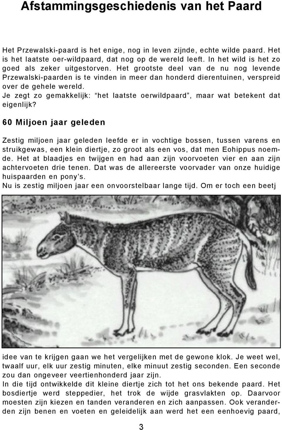 Je zegt zo gemakkelijk: het laatste oerwildpaard, maar wat betekent dat eigenlijk?