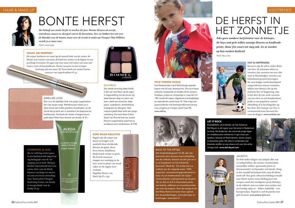 Dit najaar borduren we voort op de naturel-look van de zomer; de blosjes wat warmer van toon, de huid iets matter en de lippen in een prachtige levertoon.