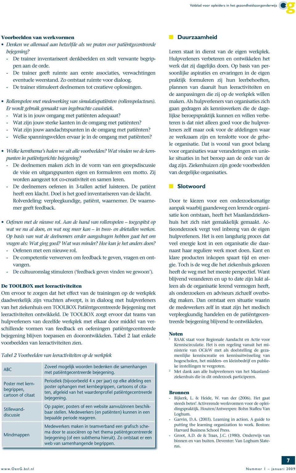 Rollenspelen met medewerking van simulatiepatiënten (rollenspelacteurs). Er wordt gebruik gemaakt van ingebrachte casuïstiek. - Wat is in jouw omgang met patiënten adequaat?