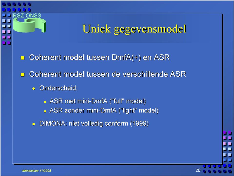 met mini-dmfa ("full full" " model) ASR zonder mini-dmfa