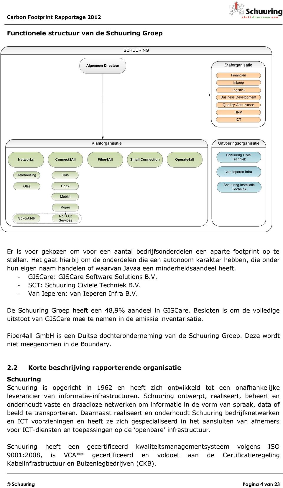 Sol-c/All-IP Roll Out Services Er is voor gekozen om voor een aantal bedrijfsonderdelen een aparte footprint op te stellen.