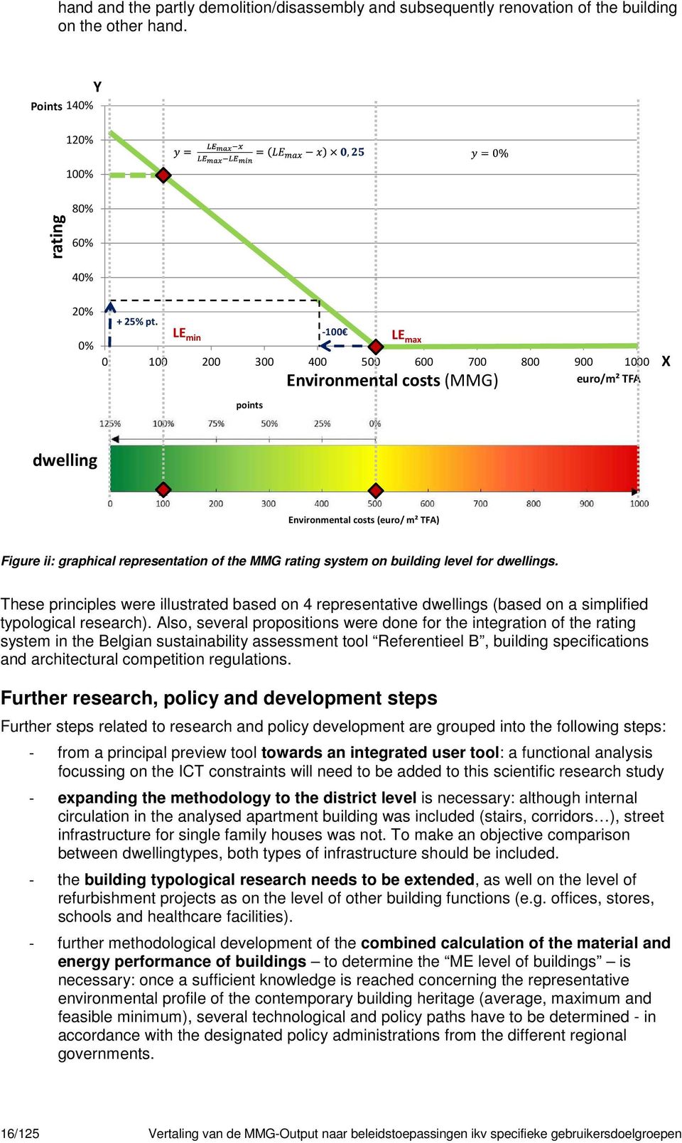 rating system on building level for dwellings. These principles were illustrated based on 4 representative dwellings (based on a simplified typological research).