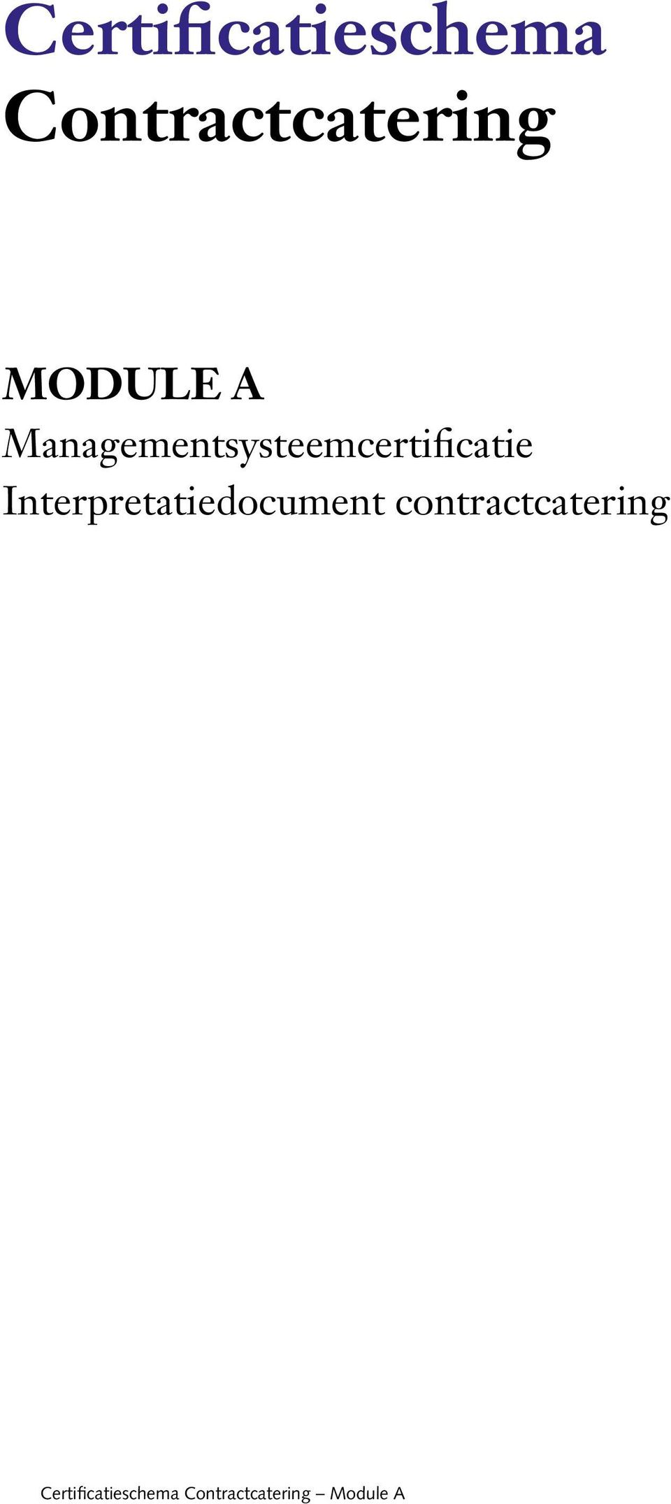 Interpretatiedocument contractcatering 