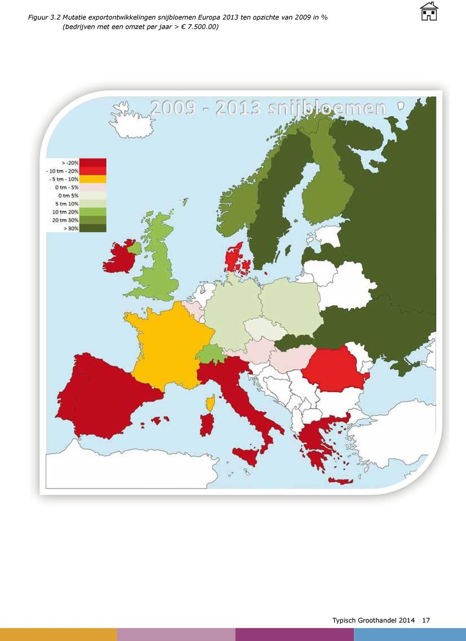 snijbloemen Europa 2013 ten opzichte van