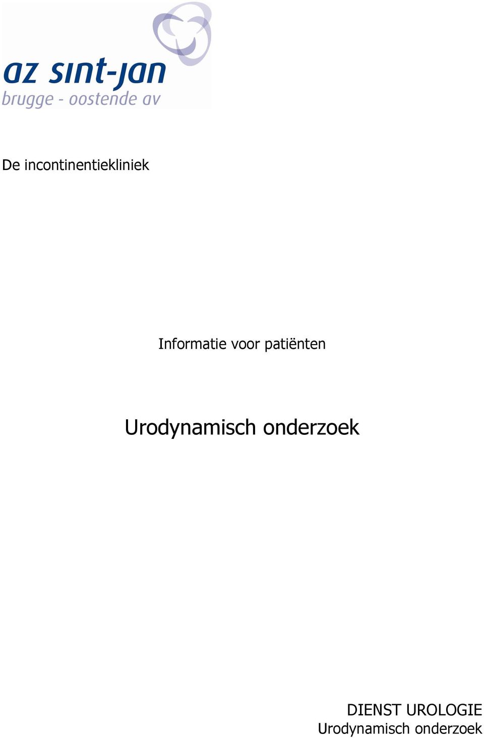 Urodynamisch onderzoek