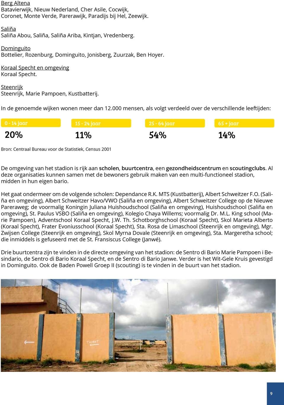 In de genoemde wijken wonen meer dan 12.