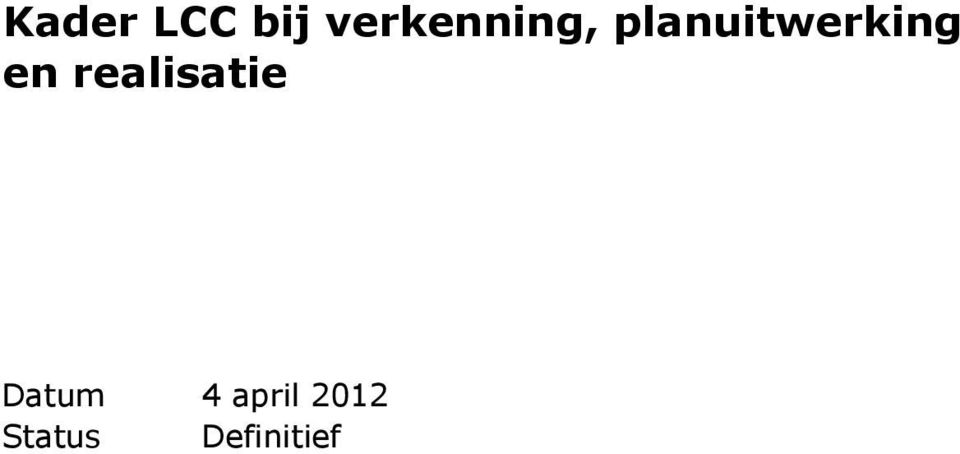 planuitwerking en