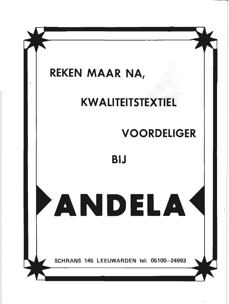 VOORDELIGER ANDELA