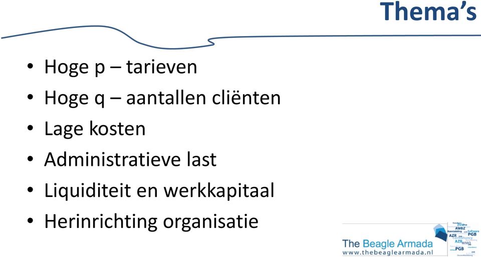 Administratieve last Liquiditeit