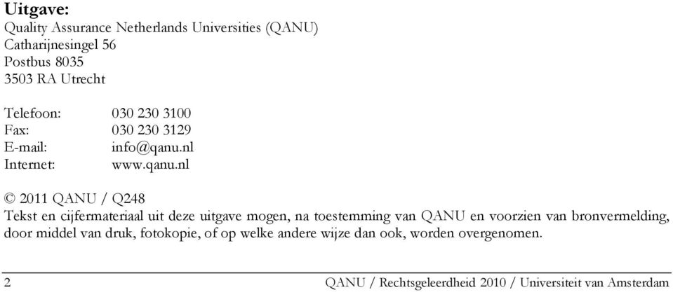 nl Internet: www.qanu.