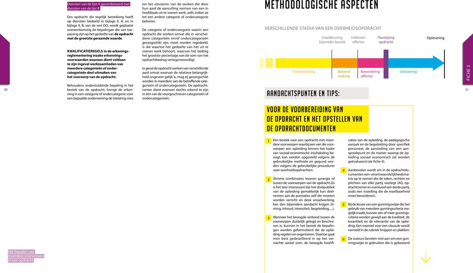 Kwalificatieregels in de erkeningsreglementering inzake erkenningsvoorwaarden waaraan dient voldaan te zijn ingeval werkzaamheden van meerdere categorieën of ondercategorieën deel uitmaken van het