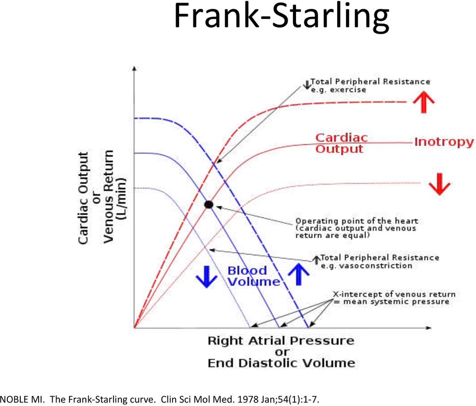 Starling curve.