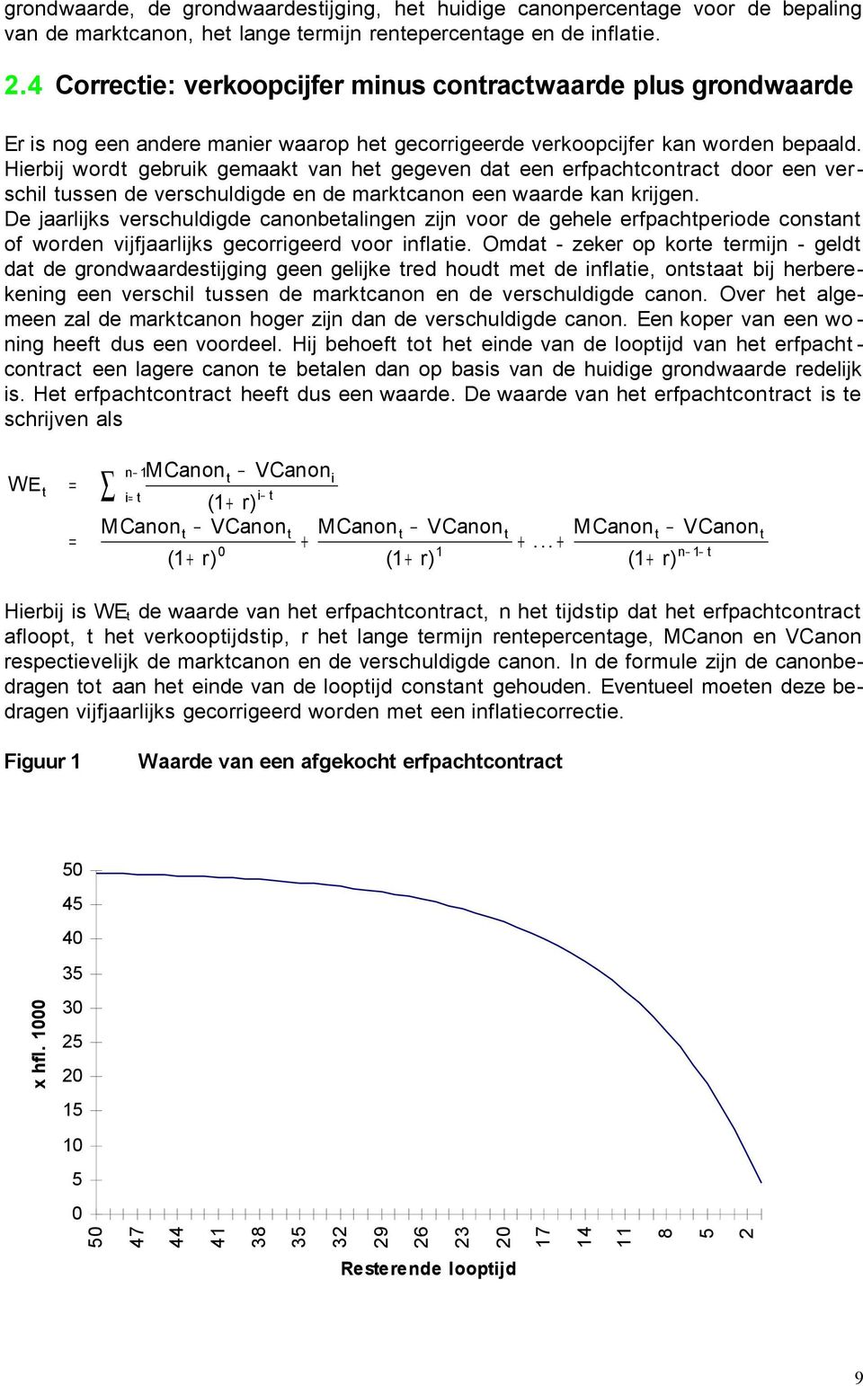 Hierbij wordt gebruik gemaakt van het gegeven dat een erfpachtcontract door een verschil tussen de verschuldigde en de marktcanon een waarde kan krijgen.