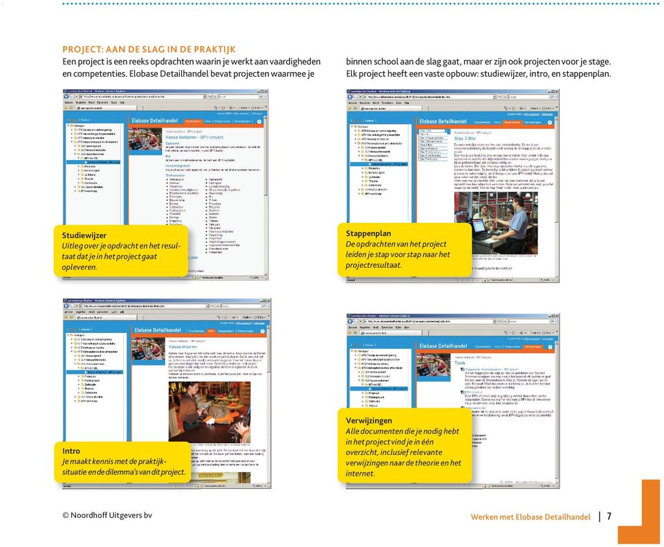 Studiewijzer Uitleg over je opdracht en het resultaat dat je in het project gaat opleveren. Stappenplan De opdrachten van het project leiden je stap voor stap naar het projectresultaat.