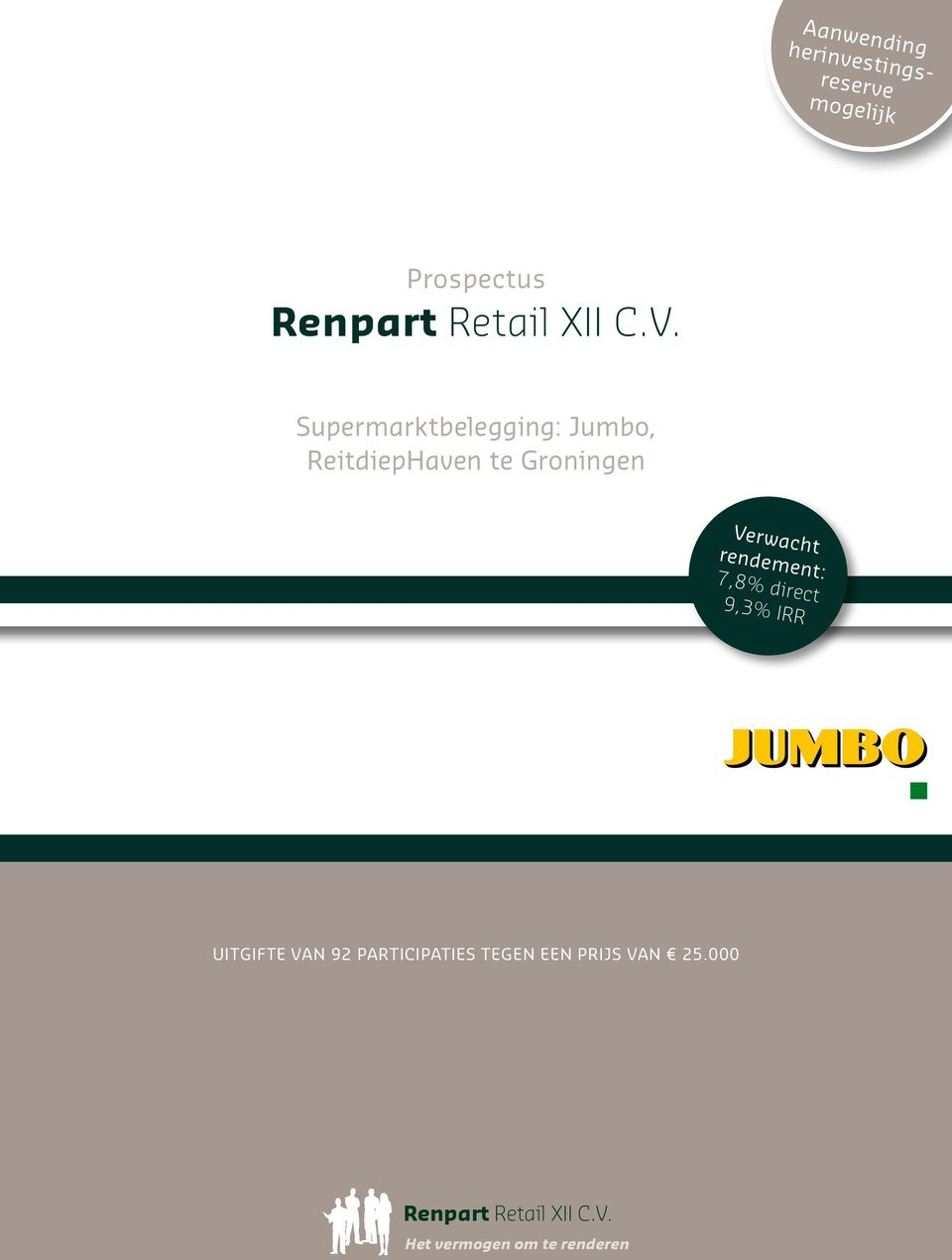 Supermarktbelegging: Jumbo, ReitdiepHaven te Groningen Verwacht