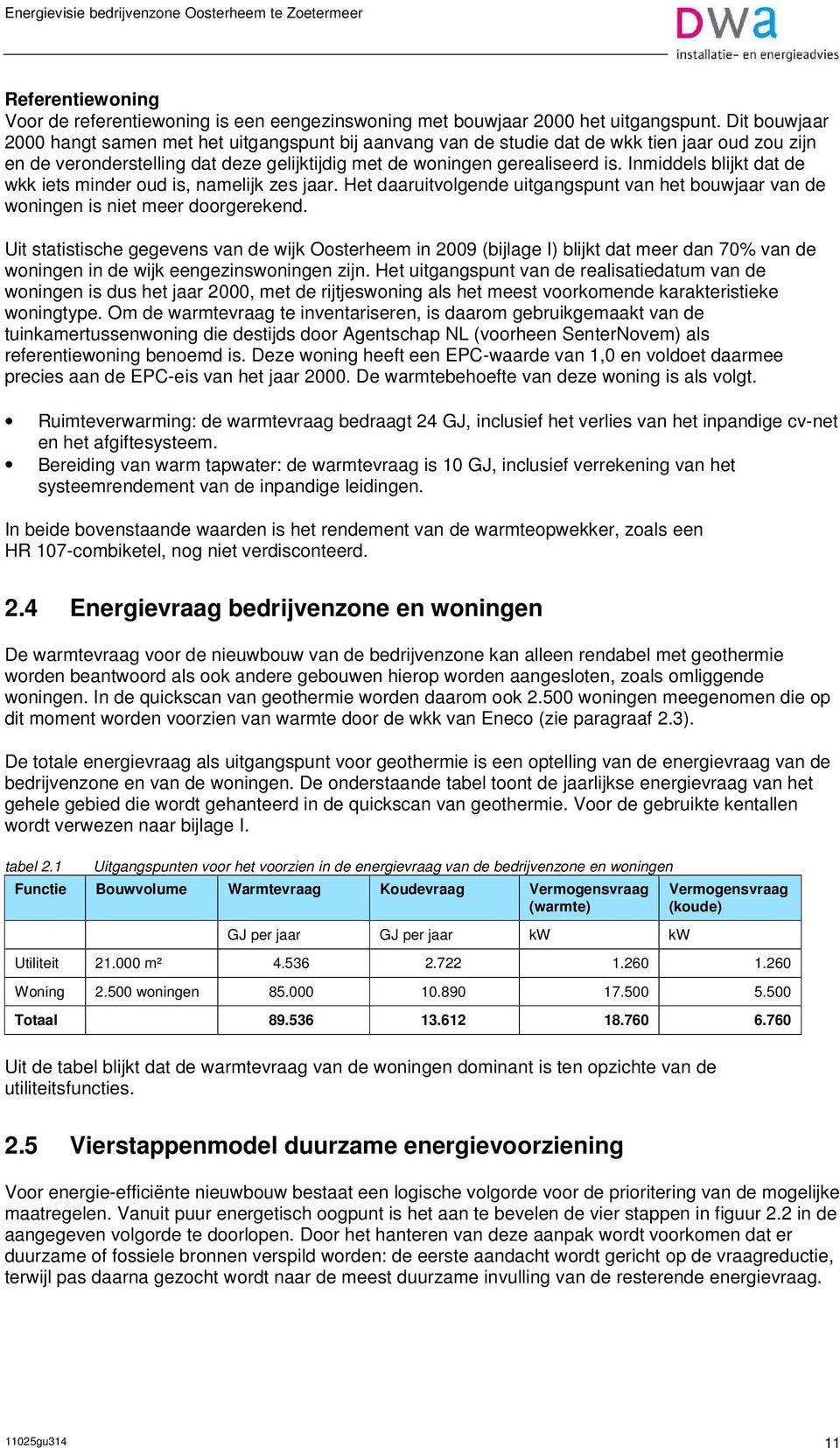 Inmiddels blijkt dat de wkk iets minder oud is, namelijk zes jaar. Het daaruitvolgende uitgangspunt van het bouwjaar van de woningen is niet meer doorgerekend.