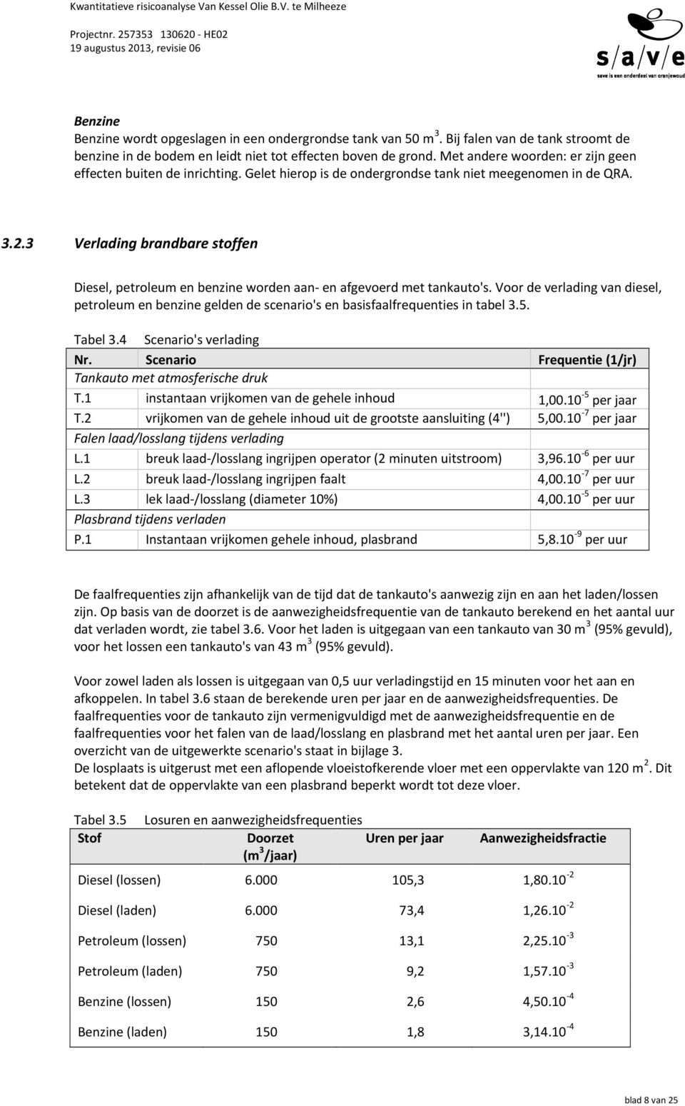 3 Verlading brandbare stoffen Diesel, petroleum en benzine worden aan- en afgevoerd met tankauto's.