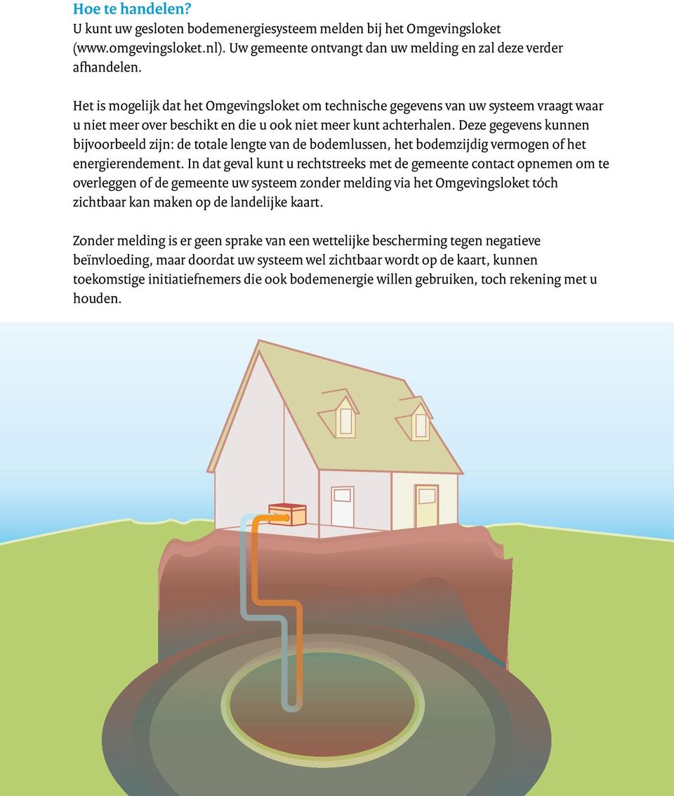 Deze gegevens kunnen bijvoorbeeld zijn: de totale lengte van de bodemlussen, het bodemzijdig vermogen of het energierendement.