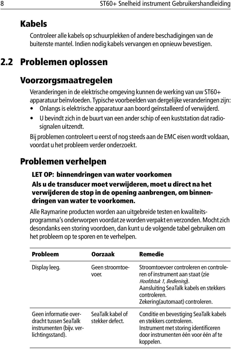 Typische voorbeelden van dergelijke veranderingen zijn: Onlangs is elektrische apparatuur aan boord geïnstalleerd of verwijderd.